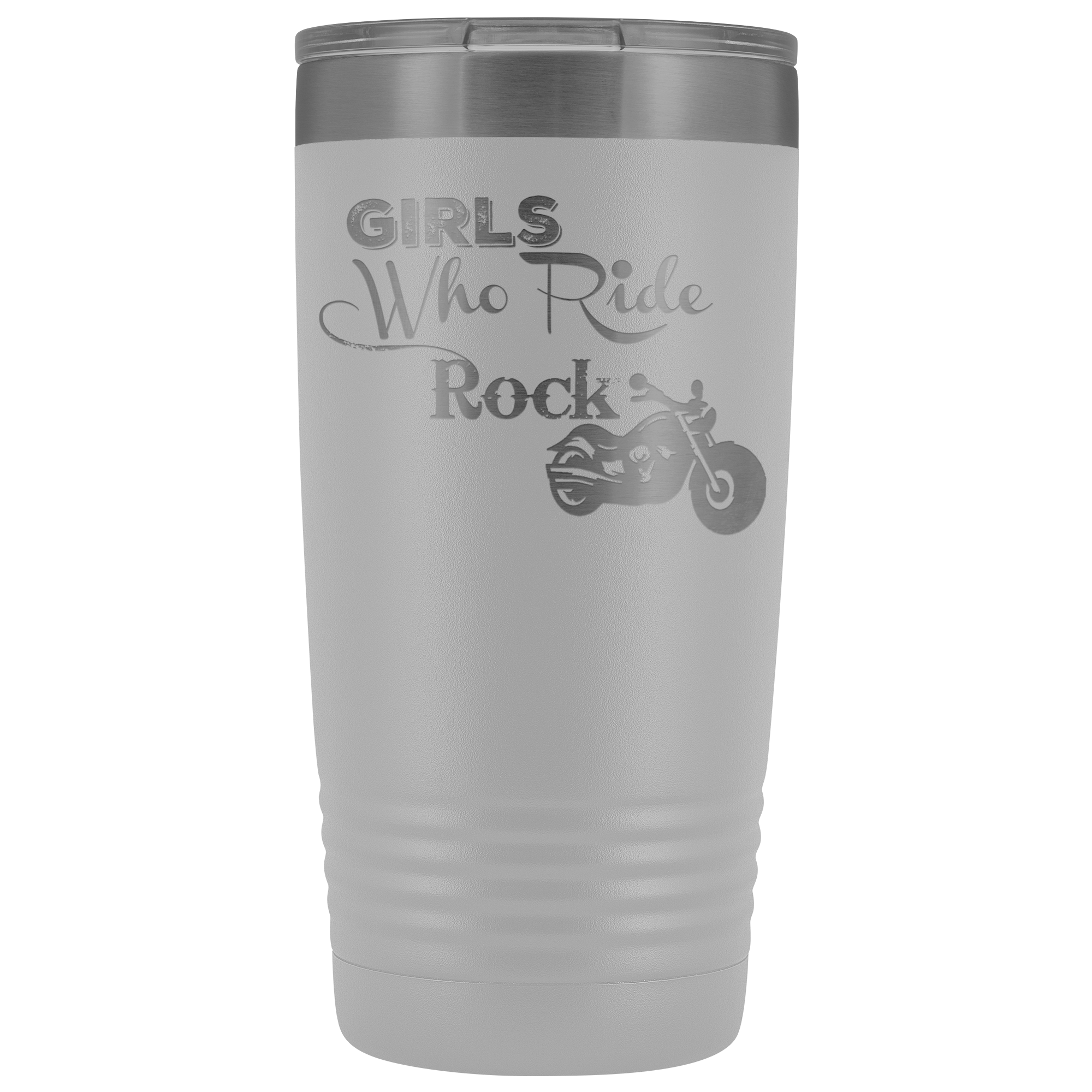 Girls Who Ride Rock Beverage Tumbler 20 oz
