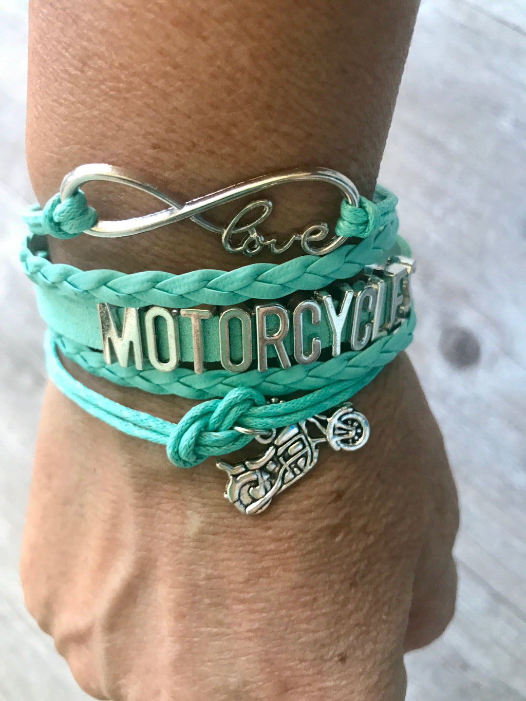 Love Motorcycles Ladies Bracelet