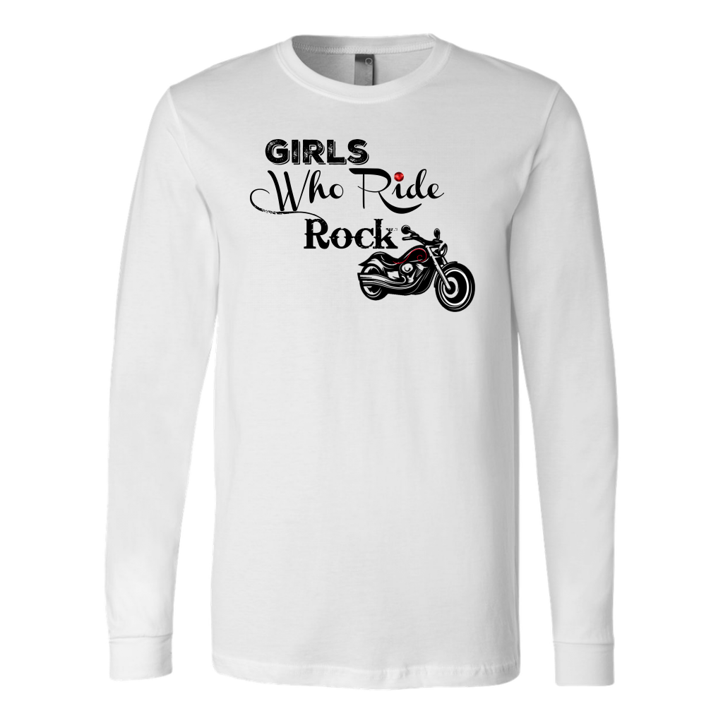 Girls Who Ride Rock Long Sleeve T-Shirt