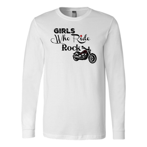 Girls Who Ride Rock Long Sleeve T-Shirt