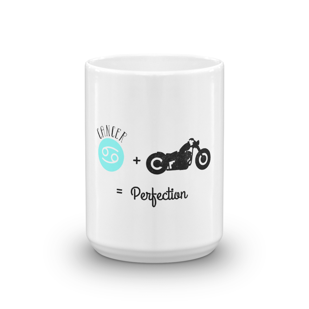 Cancer + Motorcycle = Perfection Mug