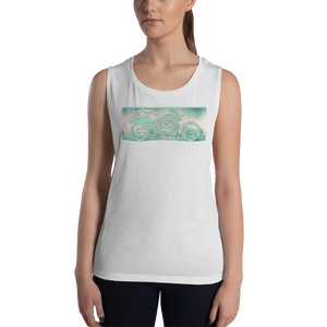 Life is What You Make It Mint Green Ladies’ Motorcycle Tank