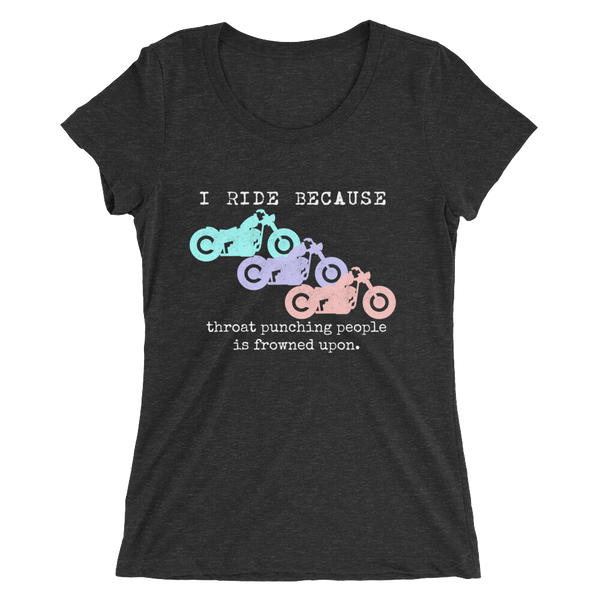 A “GIRL ON A MOTORCYCLE / VANISHING POINT TSY TEE T-SHIRT