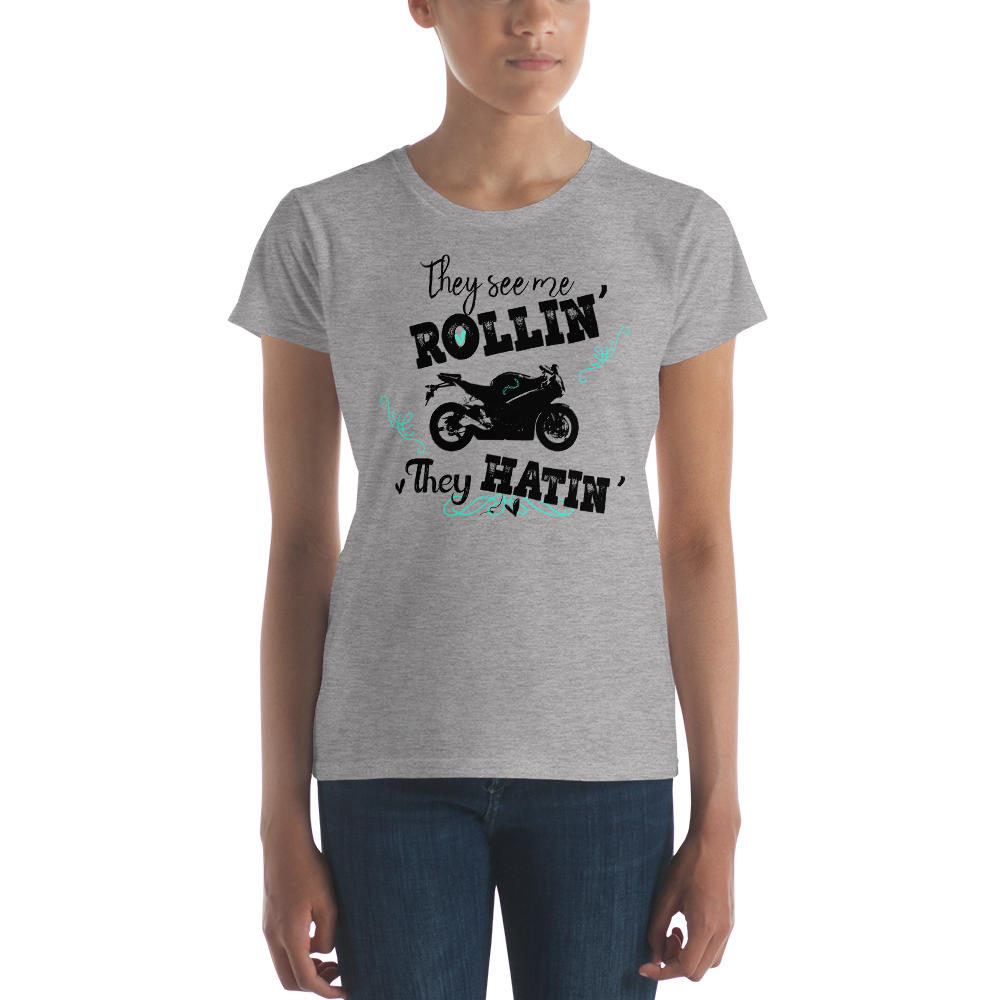 They See Me Rollin' Sportbike Women's Short Sleeve T-shirt