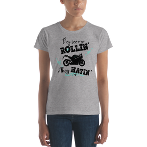 They See Me Rollin' Sportbike Women's Short Sleeve T-shirt