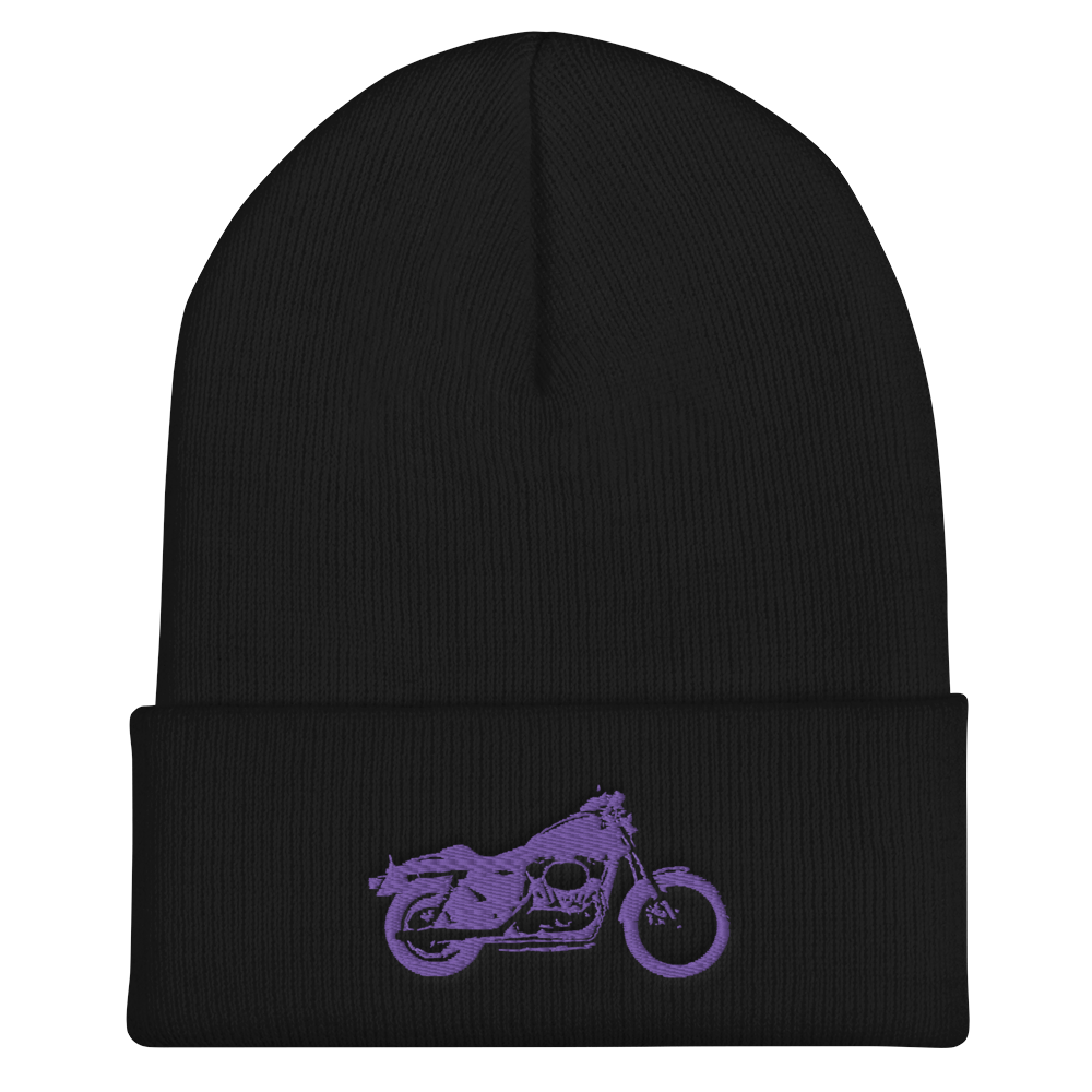 Classic Ladies Motorcycle Cuffed Beanie