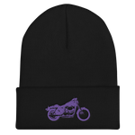 Classic Ladies Motorcycle Cuffed Beanie